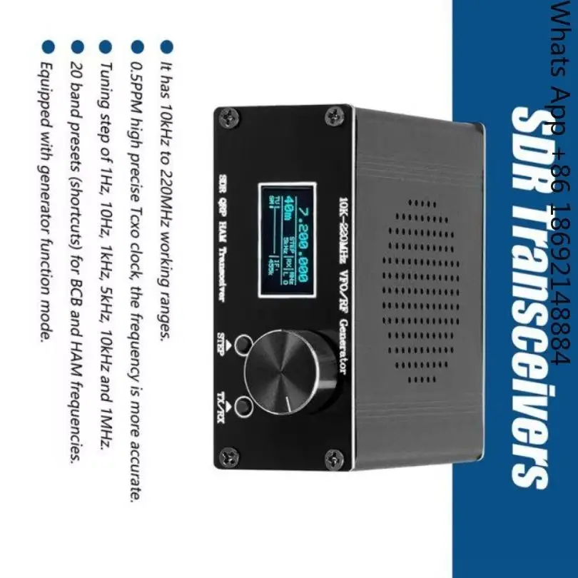 Spot 20K-220MHz Superheterodyne Receiver SDR HAM QRP Transceiver
Spot 20K-220MHz Superheterodyne Receiver SDR HAM QRP Transceiver