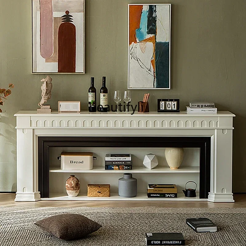 SS 7304new style Light French Retro White Cream Style Small Apartment Living Room Solid Wood TV Cabinet Modern Minimalist Firepl
SS 7304new style Light French Retro White Cream Style Small Apartment Living Room Solid Wood TV Cabinet Modern Minimalist Firepl