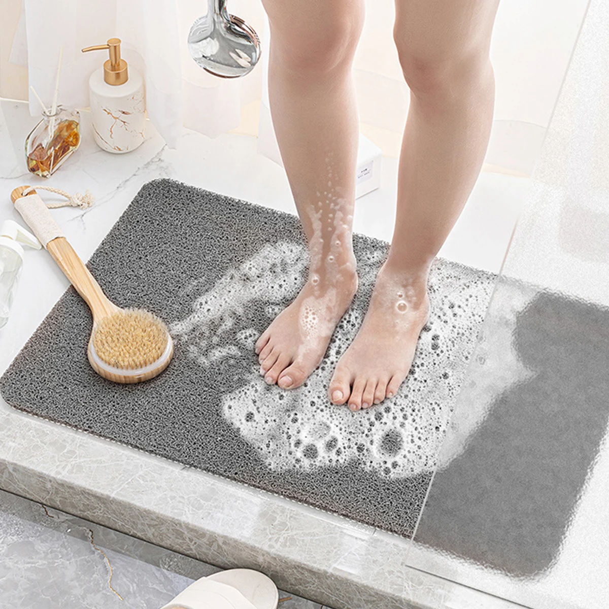 Bathroom Floor Mats Household Entrance Doormats Bathroom Shower Absorbent Anti-Slip Foot Blankets Waterproof Floor Mats for Toi
Bathroom Floor Mats Household Entrance Doormats Bathroom Shower Absorbent Anti-Slip Foot Blankets Waterproof Floor Mats for Toi