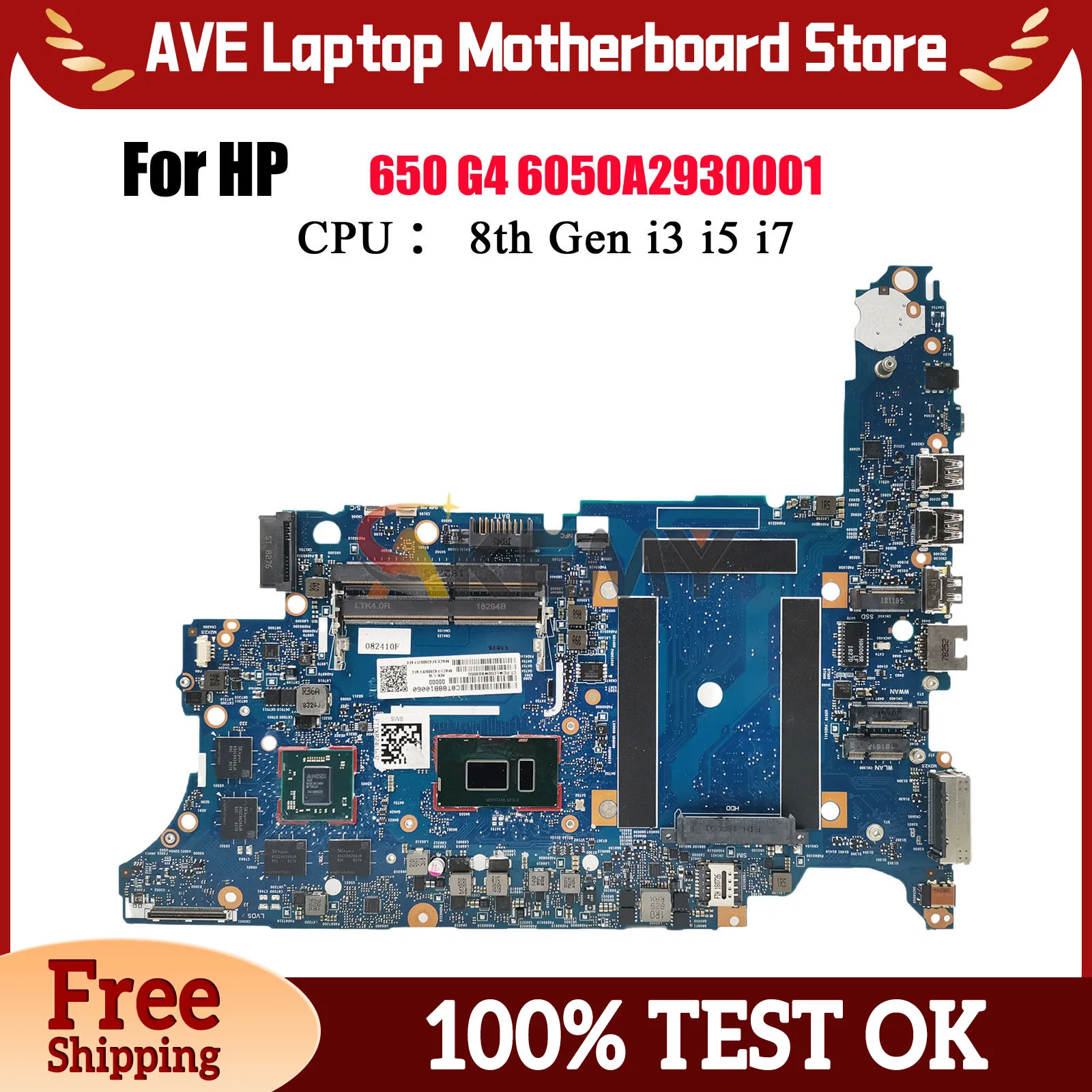 6050A2930001 для ноутбука HP ProBook 650 G4, материнская плата 216-0905018 L09606-601 с процессором i5 i7 DDR4, 100% полностью протестирована
6050A2930001 для ноутбука HP ProBook 650 G4, материнская плата 216-0905018 L09606-601 с процессором i5 i7 DDR4, 100% полностью протестирована