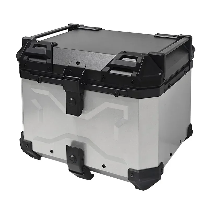 55L Large Capacity Aluminum Alloy Motorcycle Top Case Rear Luggage Trunk with Key Lock for Helmet Storage Moto Tail Box Suitcase
55L Large Capacity Aluminum Alloy Motorcycle Top Case Rear Luggage Trunk with Key Lock for Helmet Storage Moto Tail Box Suitcase
