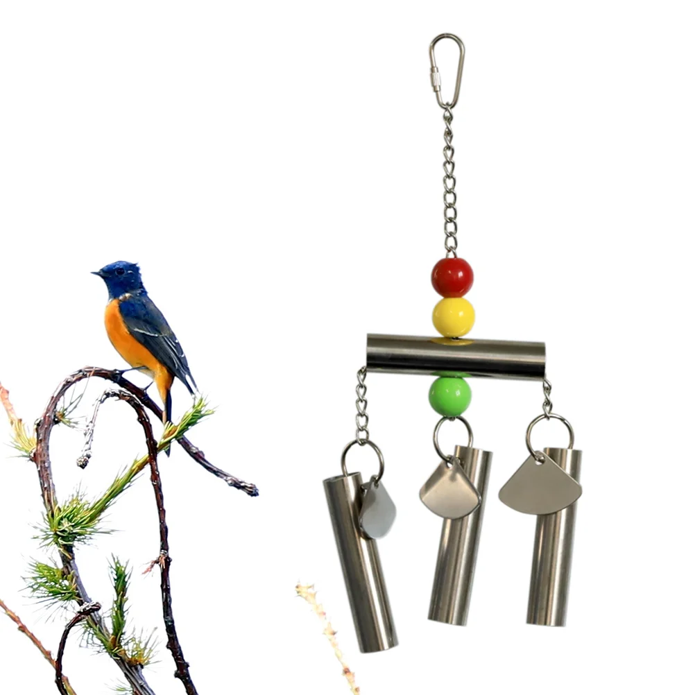 Stainless Steel Bell Bird Toy for Medium and Large Sized Parrot and Squirrel (Random Beads Color) parrot toy
Stainless Steel Bell Bird Toy for Medium and Large Sized Parrot and Squirrel (Random Beads Color) parrot toy