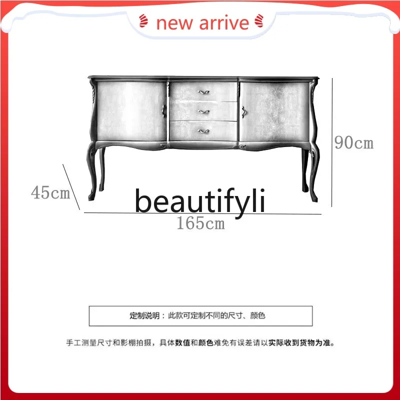 D2520 American home decoration porch cabinet light luxury foyer simple living room solid wood decoration storage side cabinet
D2520 American home decoration porch cabinet light luxury foyer simple living room solid wood decoration storage side cabinet