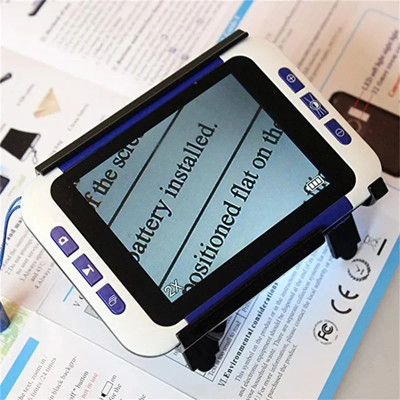 A13E-2-32X 3.5Inch Color LCD Lupa Electronic Reading Digital Magnifier Low Vision For Reading Aid Loupe Electronique EU Plug
A13E-2-32X 3.5Inch Color LCD Lupa Electronic Reading Digital Magnifier Low Vision For Reading Aid Loupe Electronique EU Plug