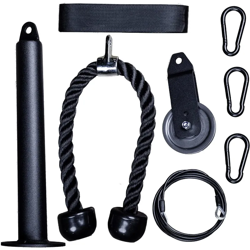 PRx Performance Elite Pulley System - Home LAT Pull Down Fitness Equipment, Tricep Pushdown Cable Machine, Black
PRx Performance Elite Pulley System - Home LAT Pull Down Fitness Equipment, Tricep Pushdown Cable Machine, Black