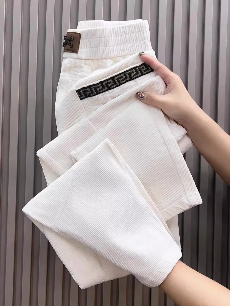Autumn Winter Harlan Pants Women Korean Fashion High Waist Casual Pant 2026 New Corduroy Loose Plus Size Office Trousers Trendy
Autumn Winter Harlan Pants Women Korean Fashion High Waist Casual Pant 2026 New Corduroy Loose Plus Size Office Trousers Trendy