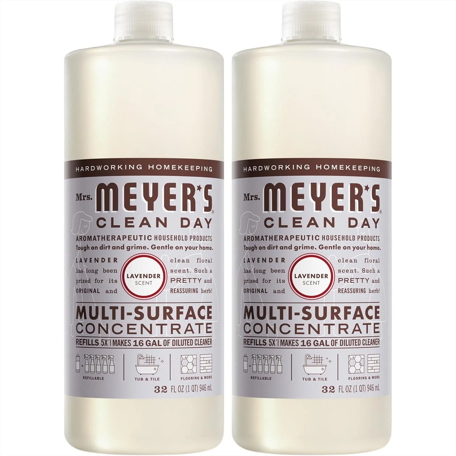 Multi-Surface Everyday Concentrate, Lavender Scent, 32 Fl Oz Bottle - 2 Pack
Multi-Surface Everyday Concentrate, Lavender Scent, 32 Fl Oz Bottle - 2 Pack