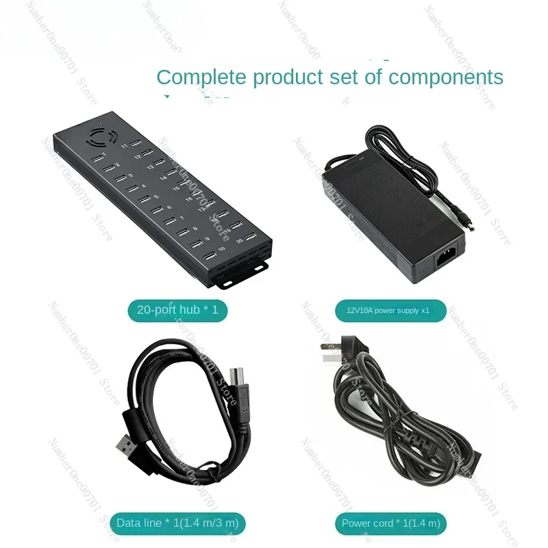 20-Port USB Hub Mobile Phone Brush Hard Disk Expansion Charging Dedicated Hub with 120W Power Supply 5v1.2a Power Supply
20-Port USB Hub Mobile Phone Brush Hard Disk Expansion Charging Dedicated Hub with 120W Power Supply 5v1.2a Power Supply