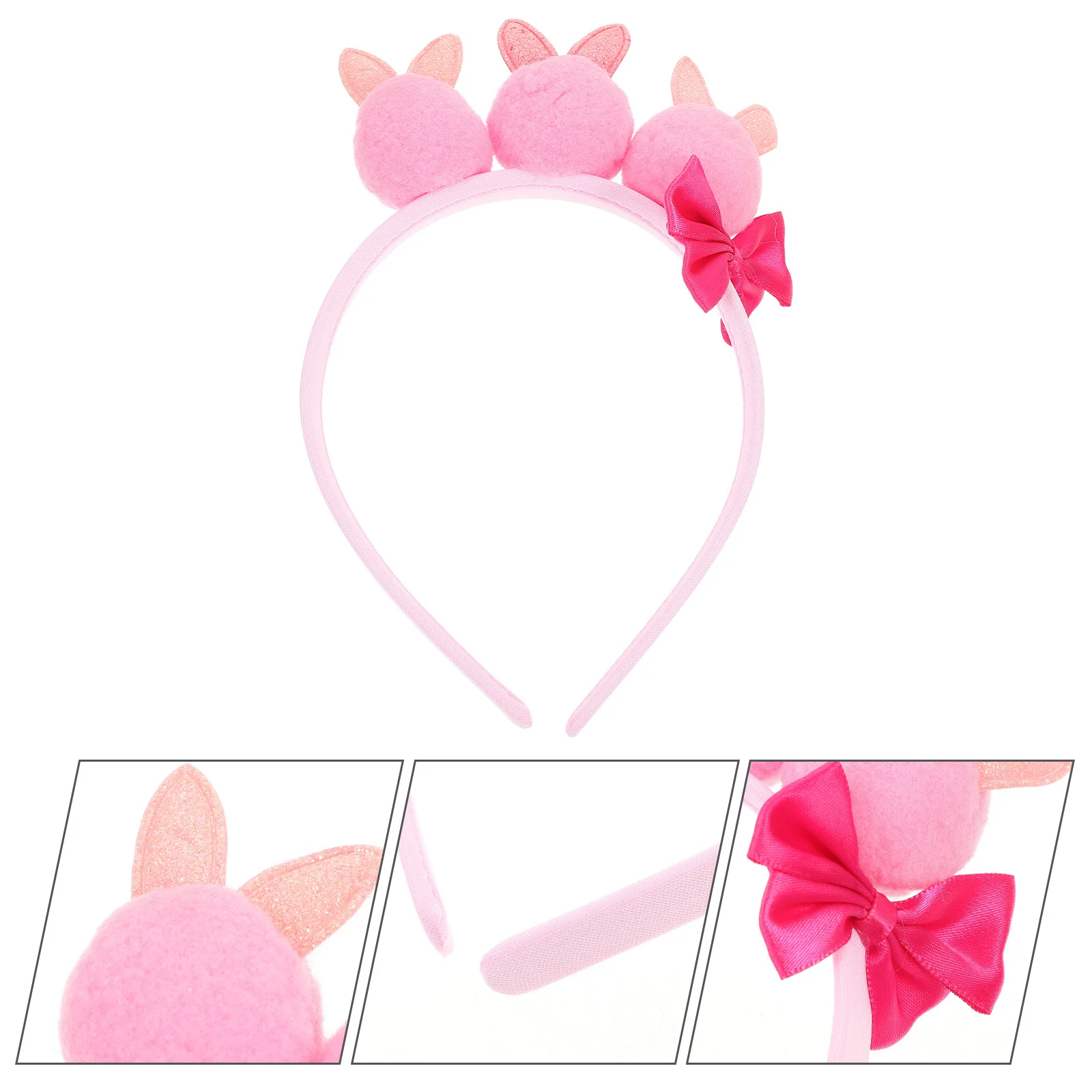 Bunny Ears Headband Soft Wool Cloth Comfortable Flexible Size Easter Party Cosplay Costume Pompom Headpiece Bunny Ears
Bunny Ears Headband Soft Wool Cloth Comfortable Flexible Size Easter Party Cosplay Costume Pompom Headpiece Bunny Ears
