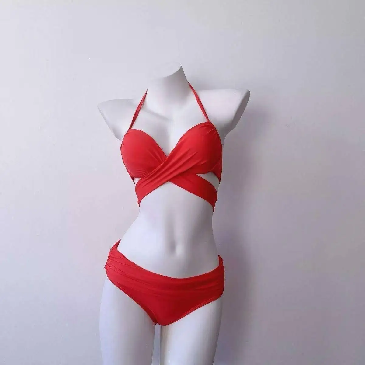 Stylish Bikini Set Women Halter Neck Two Piece Swimsuit Print Tie Side Beach Bathing Suit Swimwear
Stylish Bikini Set Women Halter Neck Two Piece Swimsuit Print Tie Side Beach Bathing Suit Swimwear