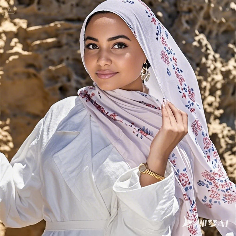 Watercolour Floral Printed Modal Breathable Light Weight Hijab Scarf Soft Cotton Rayon Viscose Woven Muslim Women Shawl Scarf
Watercolour Floral Printed Modal Breathable Light Weight Hijab Scarf Soft Cotton Rayon Viscose Woven Muslim Women Shawl Scarf