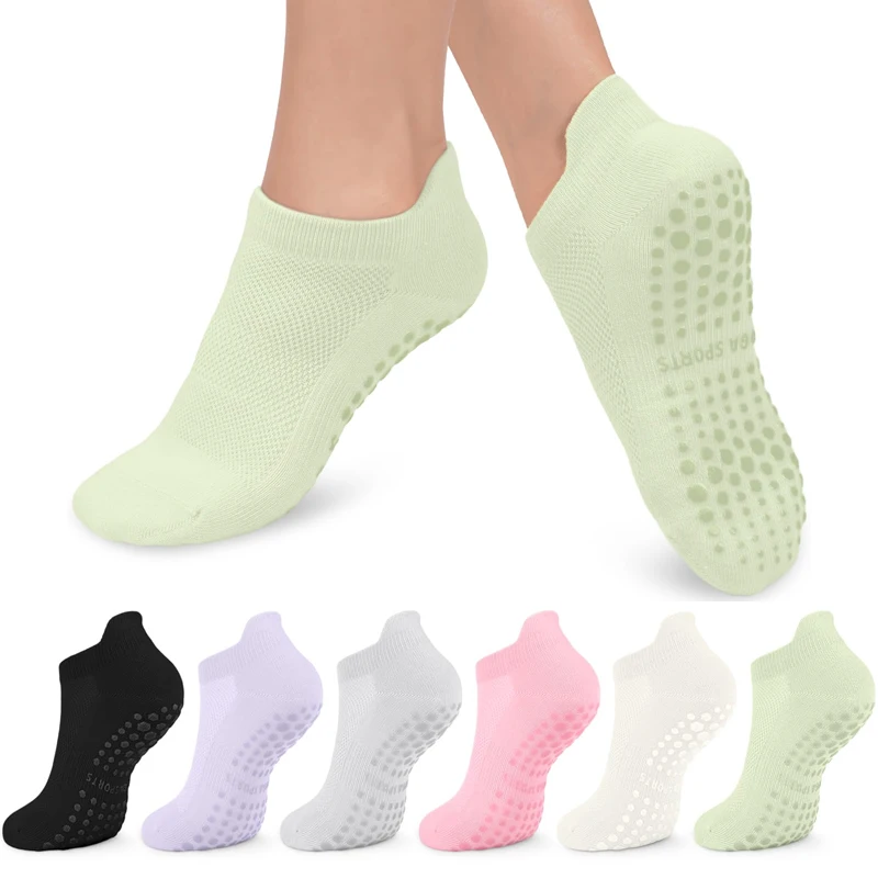 4 Pairs Grip Socks for Women Non Slip Yoga Socks Pilates Breathable Mesh Short Socks Cotton Low Cut Gym Fitness Dance Sport Sock
4 Pairs Grip Socks for Women Non Slip Yoga Socks Pilates Breathable Mesh Short Socks Cotton Low Cut Gym Fitness Dance Sport Sock