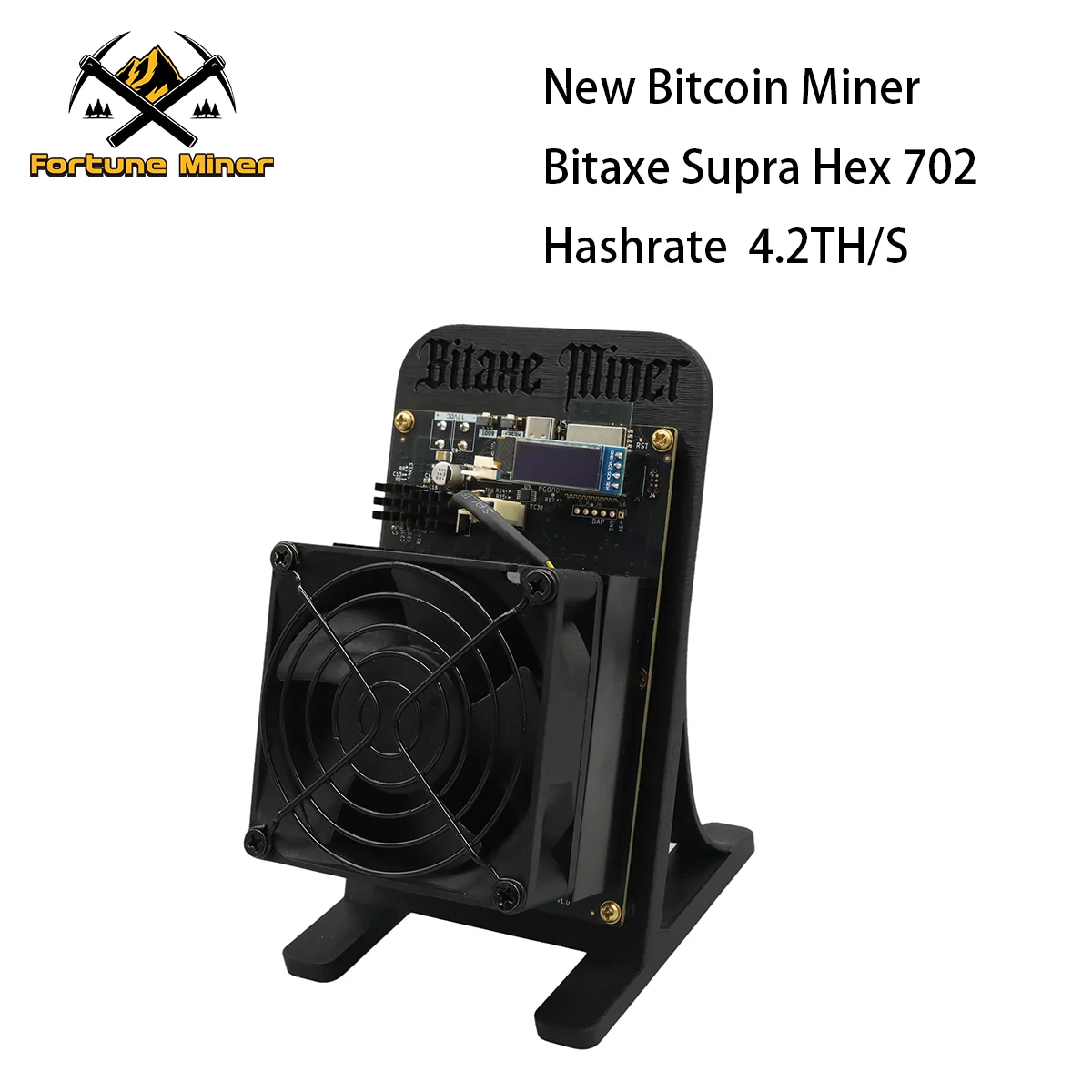 Bitaxe Supra Hex 702 Bitcoin Miner Solo Lucky Miner 4.2Th/s 75W BM1368 Asic Chip Open Souce Home Use Lottery Machine Black
Bitaxe Supra Hex 702 Bitcoin Miner Solo Lucky Miner 4.2Th/s 75W BM1368 Asic Chip Open Souce Home Use Lottery Machine Black