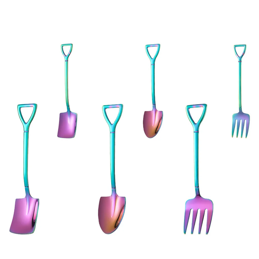 6pcs Stainless Steel Spoon Fork Home Party Bar Coffee Shop Kitchen Supply Fruit Dessert Scoop Gadgets
6pcs Stainless Steel Spoon Fork Home Party Bar Coffee Shop Kitchen Supply Fruit Dessert Scoop Gadgets