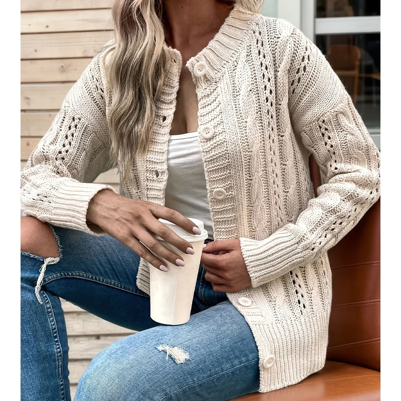 Fried Dough Twists Pattern Cardigan Sweater – Stylish Button Design for Women
Fried Dough Twists Pattern Cardigan Sweater – Stylish Button Design for Women