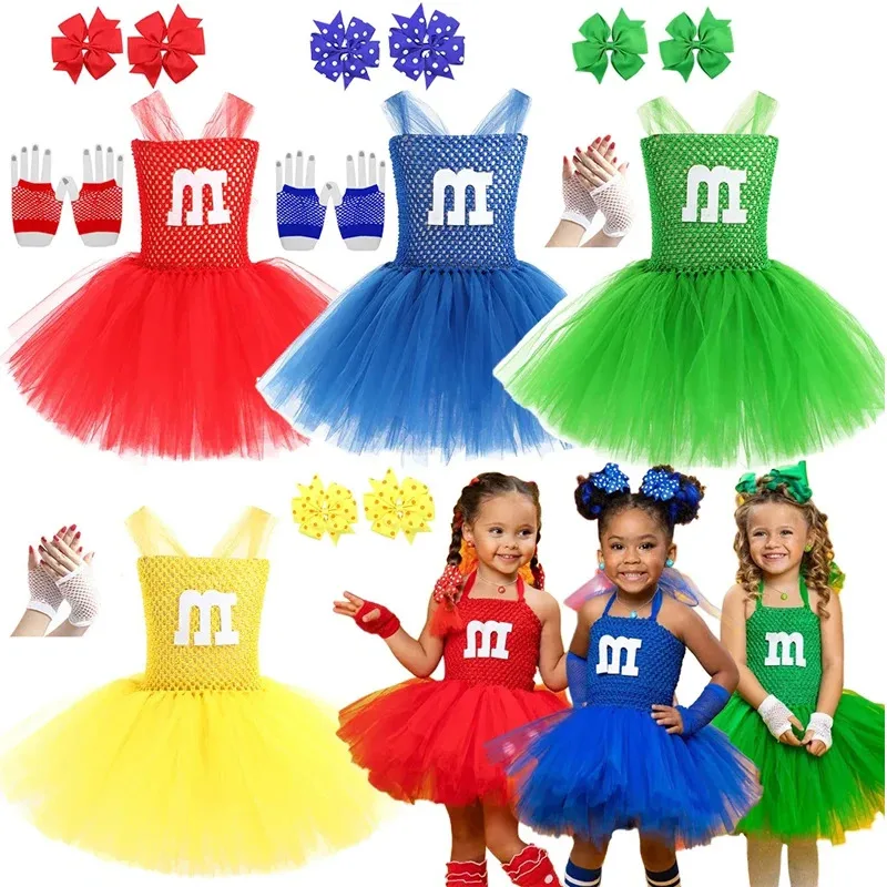 Halloween Kids Cute M Chocolate Candy Cosplay Costume Christmas Cute Girl Green Yellow Blue Colorful Soft Tulle Dance Tutu Dress
Halloween Kids Cute M Chocolate Candy Cosplay Costume Christmas Cute Girl Green Yellow Blue Colorful Soft Tulle Dance Tutu Dress