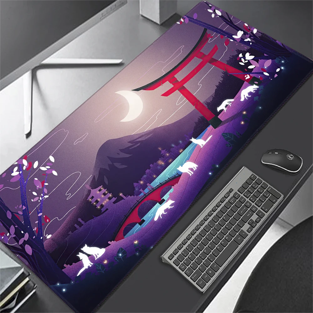 Japanese Mouse Pad Kawaii Blue Gaming Accessories Aesthetics Anime Desk Mat Large Fox Mount Fuji Pad for Computer Mouse Mat Rug.
Japanese Mouse Pad Kawaii Blue Gaming Accessories Aesthetics Anime Desk Mat Large Fox Mount Fuji Pad for Computer Mouse Mat Rug.