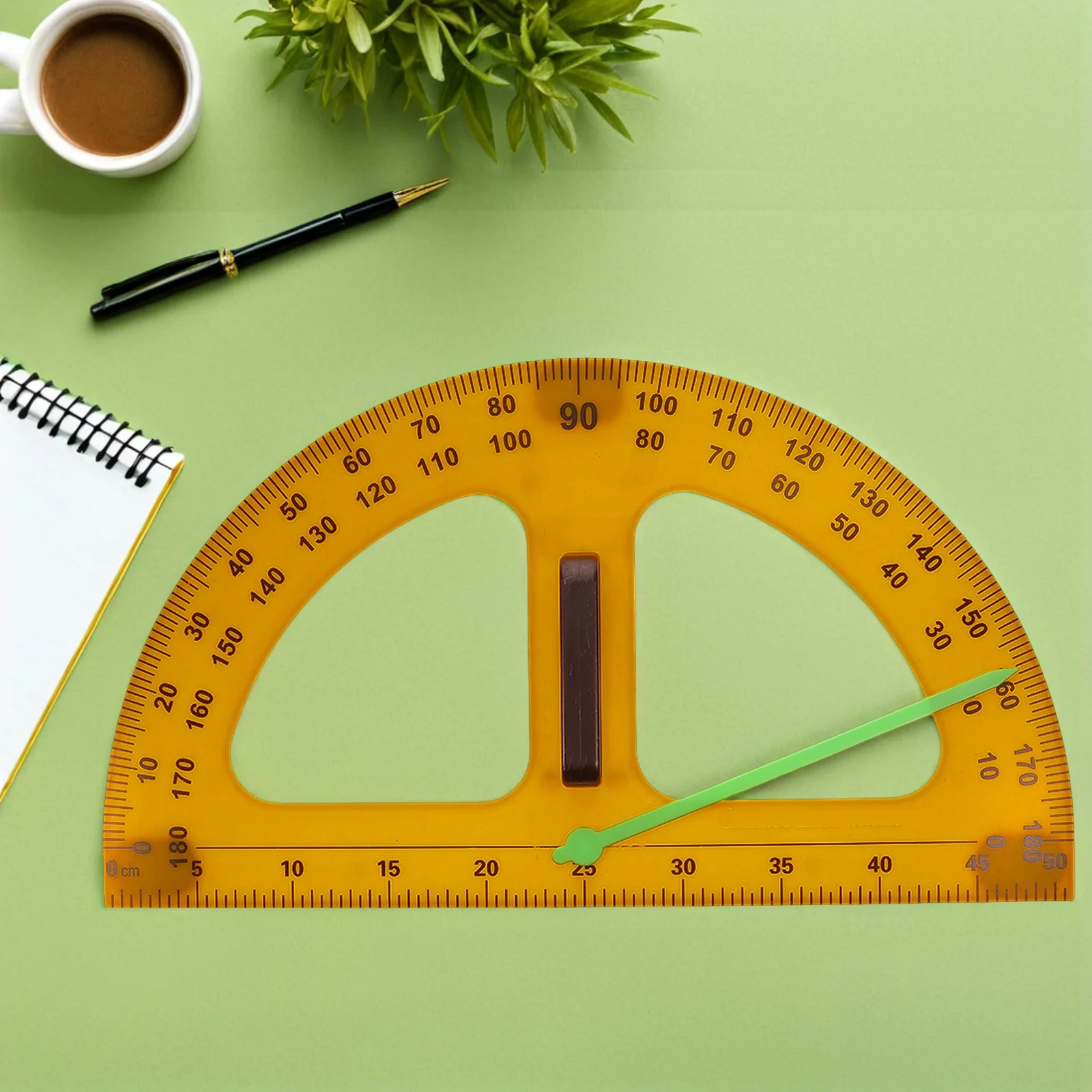 Plastic Protractor Teacher Math Tool Clear Scale Easy Degrees Geometry Measuring Half Circle Portable School
Plastic Protractor Teacher Math Tool Clear Scale Easy Degrees Geometry Measuring Half Circle Portable School