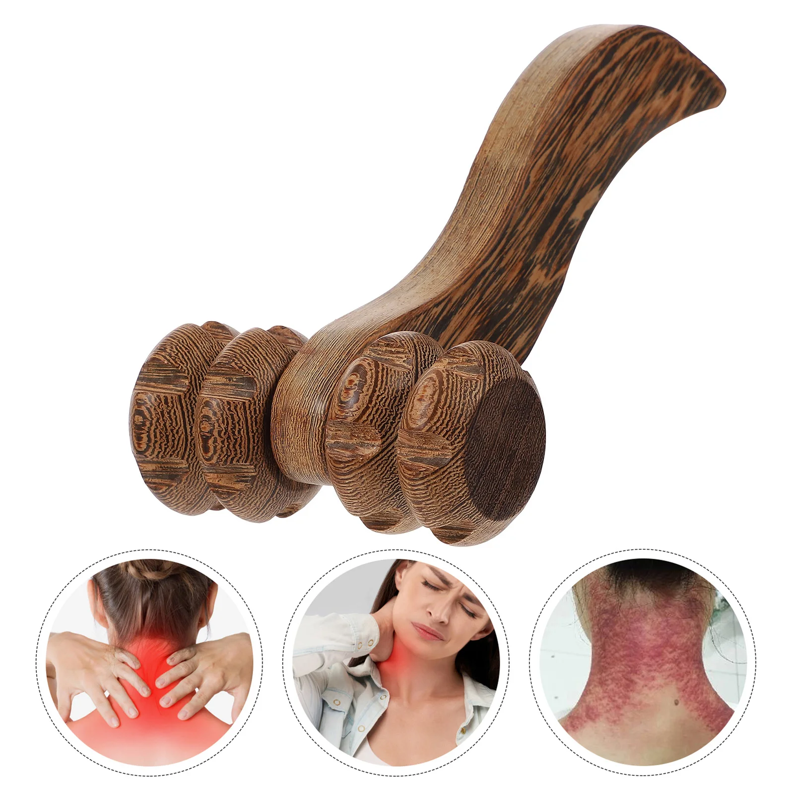 Natural Wood Muscle Stretch Massager Back Roller Tool Non-Slip Handle Deep Tissue Massage Stick Spine Stretching Exercise Double
Natural Wood Muscle Stretch Massager Back Roller Tool Non-Slip Handle Deep Tissue Massage Stick Spine Stretching Exercise Double