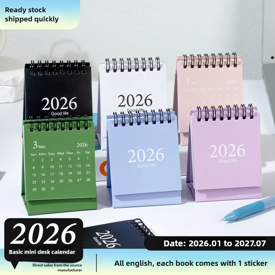 2026 Mini English Calendar Simple Style Morandi Desktop Calendar Portable Planner
2026 Mini English Calendar Simple Style Morandi Desktop Calendar Portable Planner