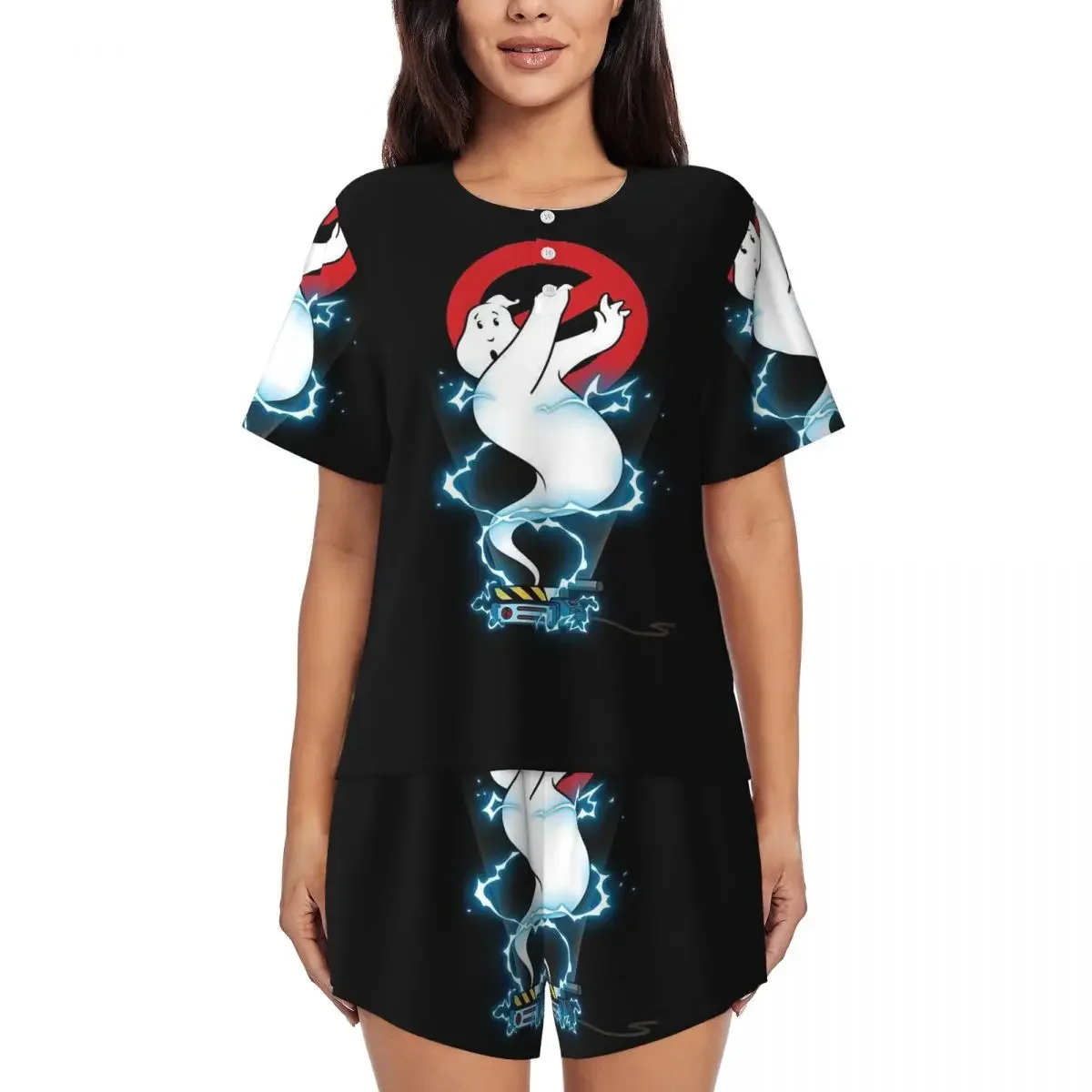Ghostbusters Logo Round Neck Short Sleeve Nightgowns for Sleeping Sleepshirts Women Loose Pajama Set Short Pants
Ghostbusters Logo Round Neck Short Sleeve Nightgowns for Sleeping Sleepshirts Women Loose Pajama Set Short Pants