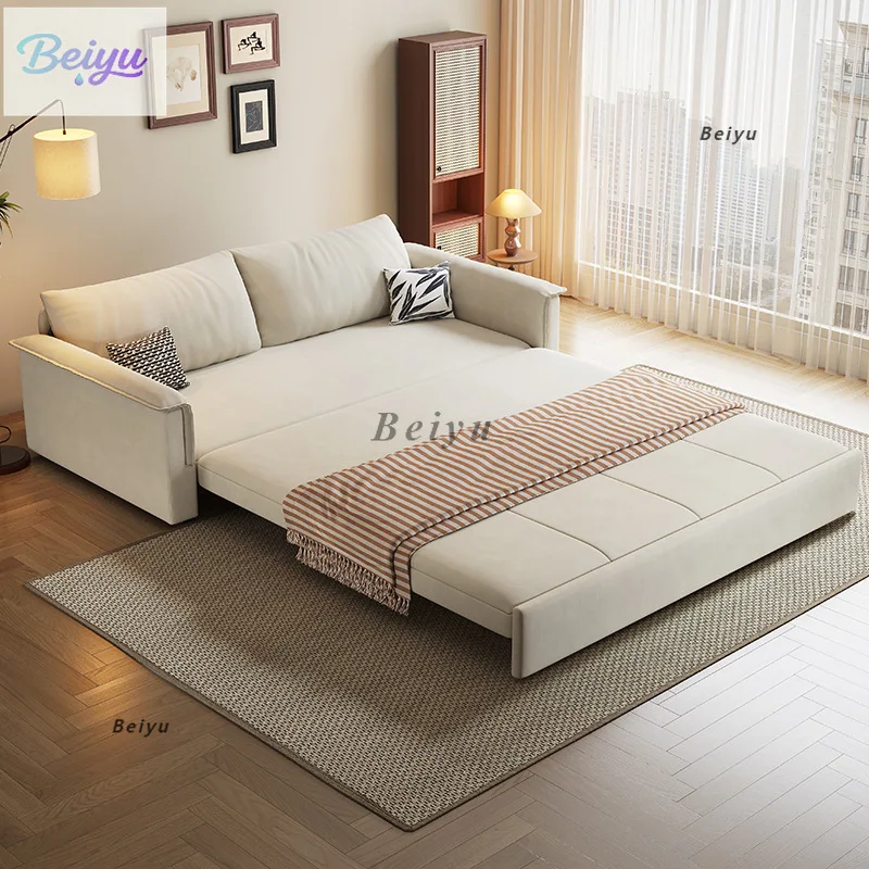 Small apartment cream wind sofa bed foldable dual-purpose double straight row storage living room fabric modern simple sofa
Small apartment cream wind sofa bed foldable dual-purpose double straight row storage living room fabric modern simple sofa