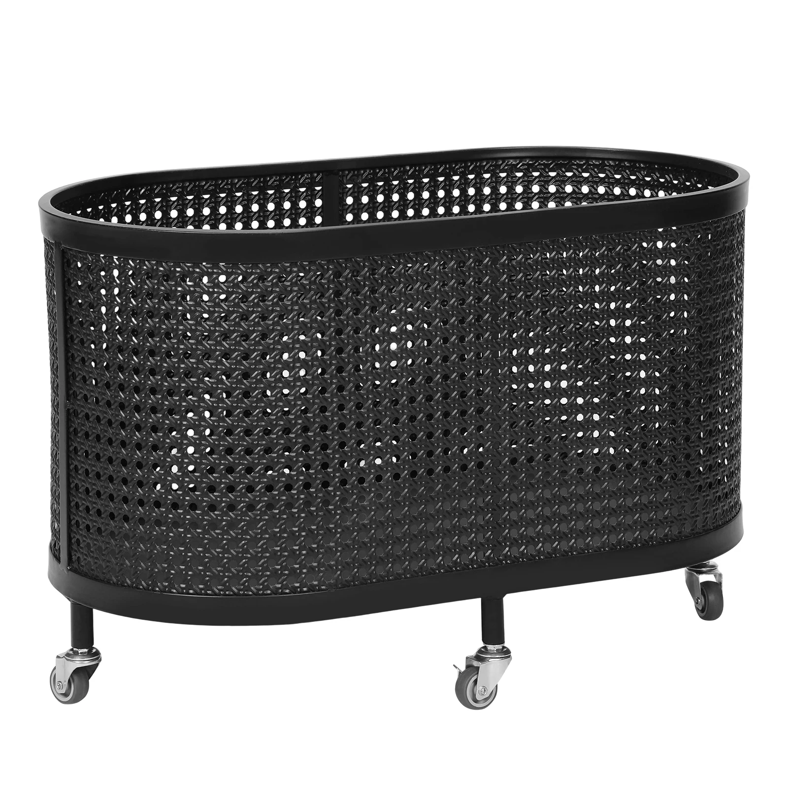 Metal Baking Varnish Laundry Basket with Wheels Exquisite Wire Laundry Basket Wheeled Hotel Laundry Hamper for Laundry Room
Metal Baking Varnish Laundry Basket with Wheels Exquisite Wire Laundry Basket Wheeled Hotel Laundry Hamper for Laundry Room