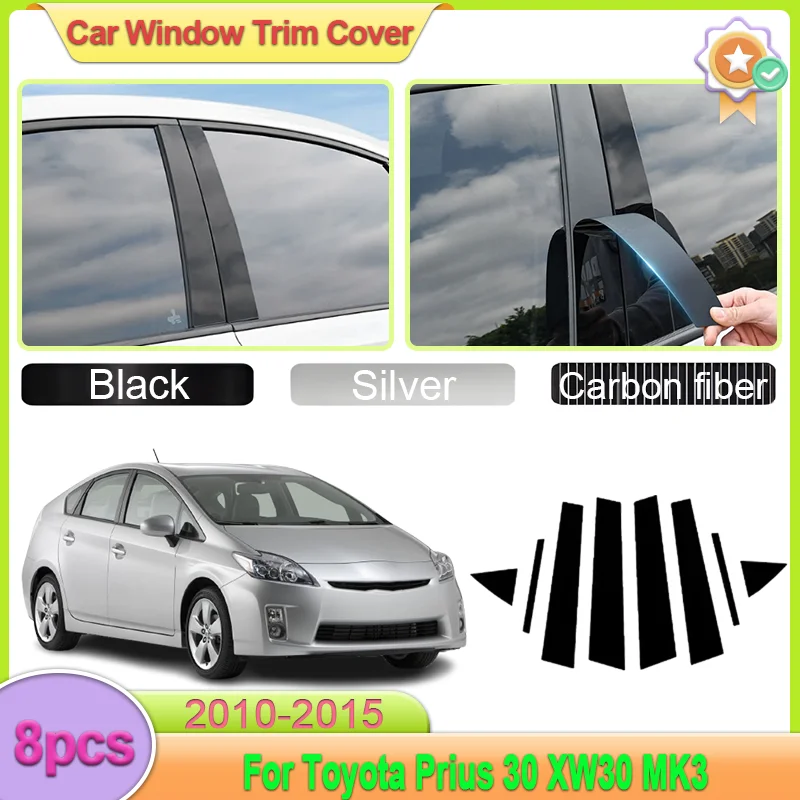 For Toyota Prius 30 XW30 MK3 2010-2015 Car Door Window Pillar Post Trim Molding Cover B C Column Stickers Black Car Accessories
For Toyota Prius 30 XW30 MK3 2010-2015 Car Door Window Pillar Post Trim Molding Cover B C Column Stickers Black Car Accessories