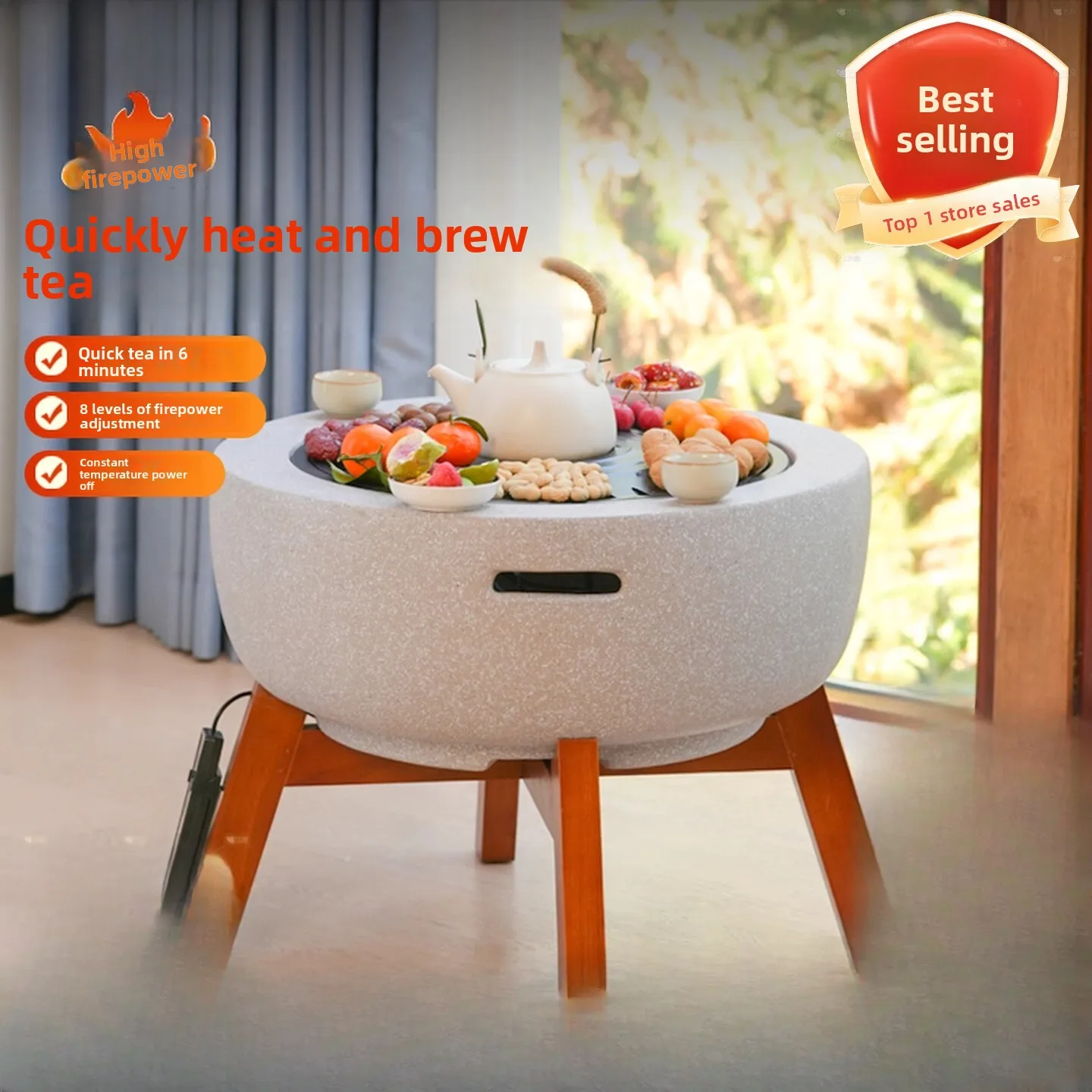 Электрический камин, домашний и уличный чайный столик, гриль-барбекю, нагревательная печь, полный комплект
Электрический камин, домашний и уличный чайный столик, гриль-барбекю, нагревательная печь, полный комплект