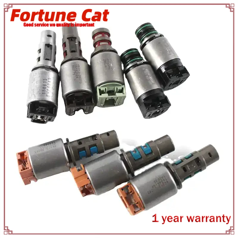 8PCS A6GF1 A6MF1/2 Original Renovation Transmission Solenoids Kit 46313-3B030 46313-3B000 46313-3B073 46313-3B075 46313-3B065
8PCS A6GF1 A6MF1/2 Original Renovation Transmission Solenoids Kit 46313-3B030 46313-3B000 46313-3B073 46313-3B075 46313-3B065
