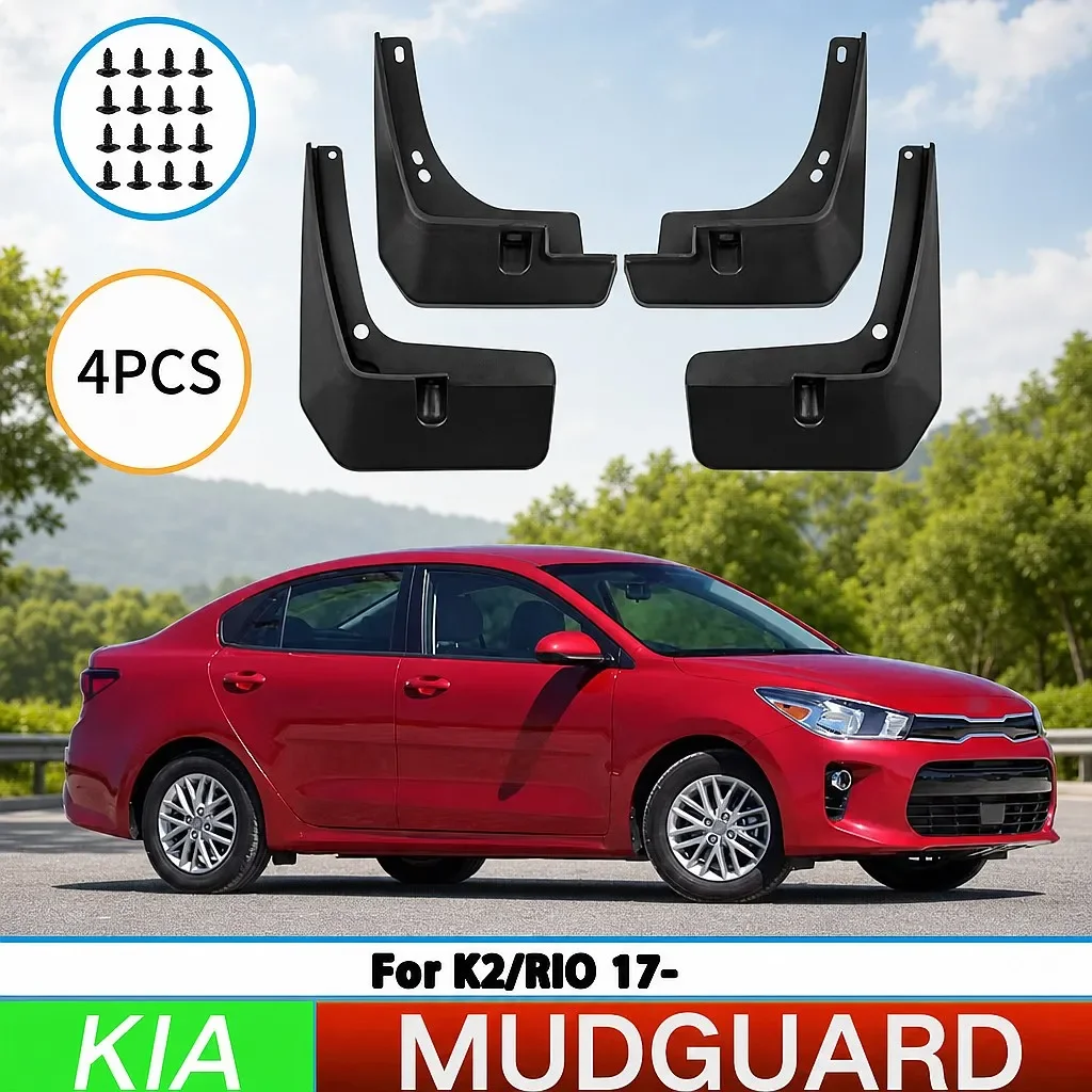 For Kia K2 Rio 2017-2023 Car Tire Fender Splash Guard Front Rear Wheel Mud Flaps
For Kia K2 Rio 2017-2023 Car Tire Fender Splash Guard Front Rear Wheel Mud Flaps