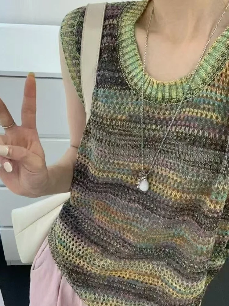 Утягивающий вязаный жилет с круглым вырезом Ne, женский модный универсальный летний новый поступление, длинные брюки с высокой талией для поездок на работу
Утягивающий вязаный жилет с круглым вырезом Ne, женский модный универсальный летний новый поступление, длинные брюки с высокой талией для поездок на работу