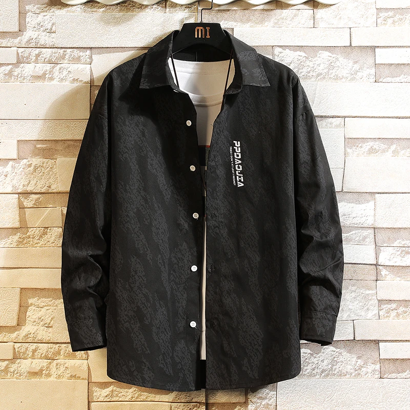 Men's Summer Black Shirt Oversized Long Sleeve Fashion Printing Man Blouse Vintage Casual Loose Harajuku High Quality Cardigan
Men's Summer Black Shirt Oversized Long Sleeve Fashion Printing Man Blouse Vintage Casual Loose Harajuku High Quality Cardigan