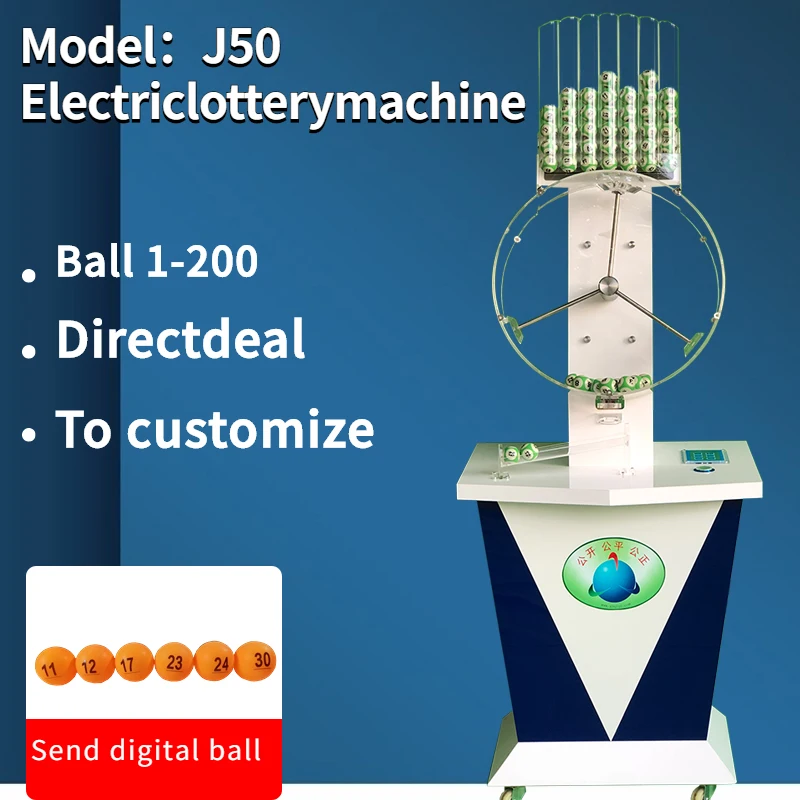 J50 Custom color Stirring lottery machine gaming machine with 200pcs lottery balls
J50 Custom color Stirring lottery machine gaming machine with 200pcs lottery balls