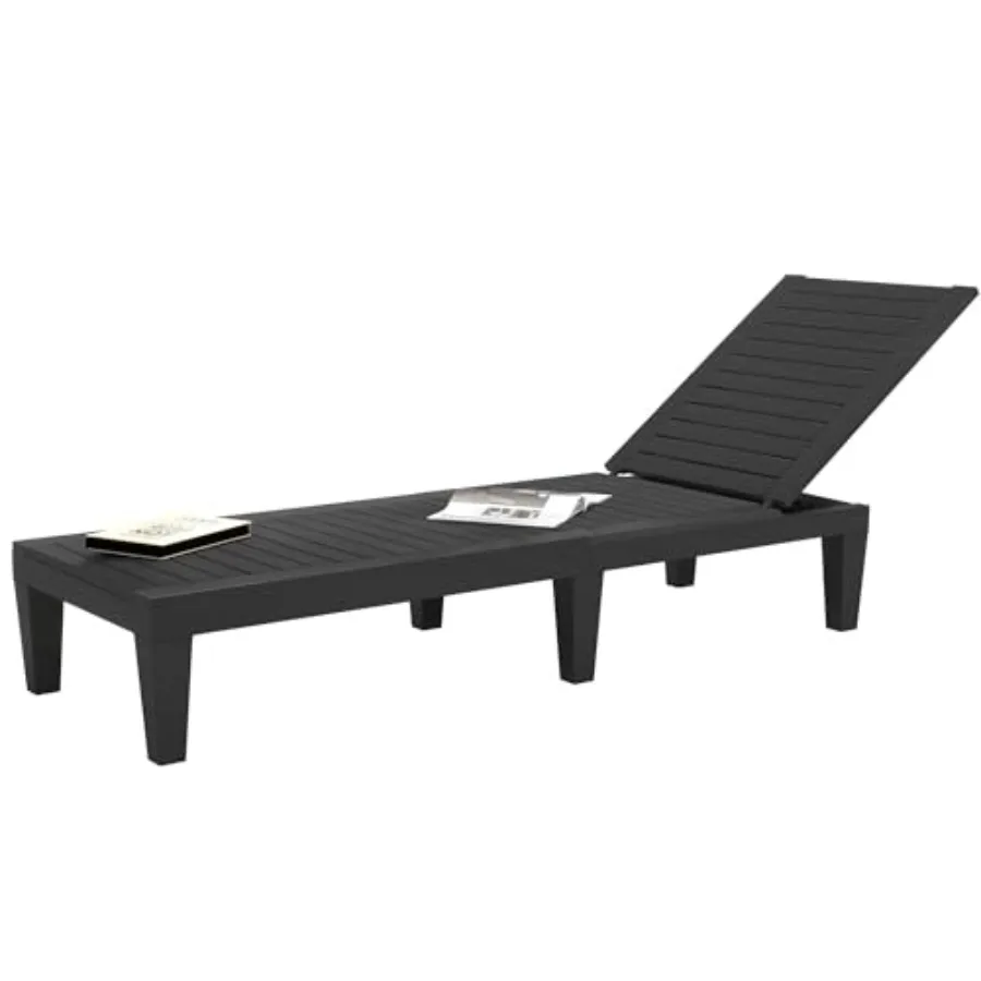 Outdoor Chaise Lounge Pool Lounge Chair w/ 5-Level Backrest Waterproof and Easy Assembly Patio Lounge Chair for Garden Pool and
Outdoor Chaise Lounge Pool Lounge Chair w/ 5-Level Backrest Waterproof and Easy Assembly Patio Lounge Chair for Garden Pool and
