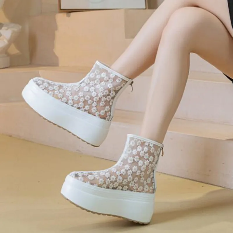 8cm 2026 Air Mesh Breathable Motorcycle Ankle Boots Shoes Ladies ZIP Boots Woman Fashion Sandals Embroider Flower Summer Hollow
8cm 2026 Air Mesh Breathable Motorcycle Ankle Boots Shoes Ladies ZIP Boots Woman Fashion Sandals Embroider Flower Summer Hollow