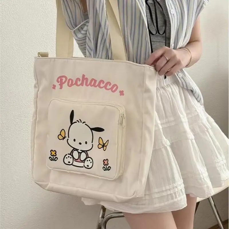 Sanrio Kuromi Cartoon Fashion Double Layer Shoulder Bag Kawaii Large Capacity New Style Crossbody Bag Casual Versatile Backpack 
Sanrio Kuromi Cartoon Fashion Double Layer Shoulder Bag Kawaii Large Capacity New Style Crossbody Bag Casual Versatile Backpack