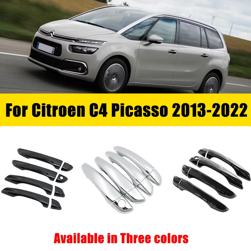 Door Handle Cover Carbon Fiber Chrome For Citroen C4 Picasso 2013-2022 2014 2015 Anti-scratch Covers Trim Set Car Accessories
Door Handle Cover Carbon Fiber Chrome For Citroen C4 Picasso 2013-2022 2014 2015 Anti-scratch Covers Trim Set Car Accessories