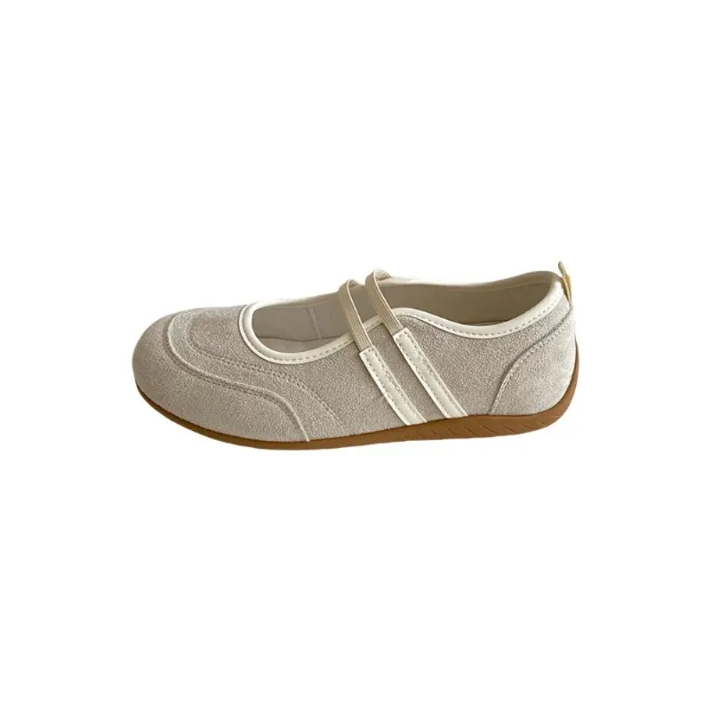 Anti-slip Round Toe Flat Streetwear British French Style Ballerina Shoes Color Blocking Mary Jane Shoes Synthetic Leather
Anti-slip Round Toe Flat Streetwear British French Style Ballerina Shoes Color Blocking Mary Jane Shoes Synthetic Leather