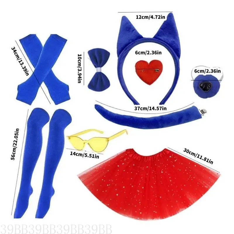 39BB Kid Shepherd Dog Cosplay Costume Headband Nose Tail Bowtie Skirt Stocking Glove
39BB Kid Shepherd Dog Cosplay Costume Headband Nose Tail Bowtie Skirt Stocking Glove