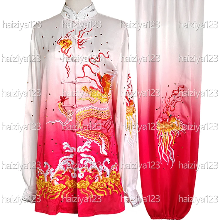 NEW Embroidered dragons Tai chi uniform Taiji quan garment Wushu suit Kungfu clothes for man woman adults kids boy girl unisex
NEW Embroidered dragons Tai chi uniform Taiji quan garment Wushu suit Kungfu clothes for man woman adults kids boy girl unisex