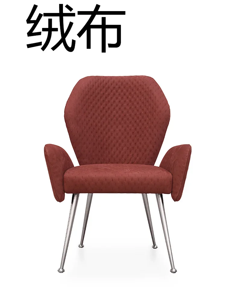 Designer Leisure Chair Minimalist Modern Matte Leather Armrest Dining Chair Living Room Villa Armchair Conference Chair
Designer Leisure Chair Minimalist Modern Matte Leather Armrest Dining Chair Living Room Villa Armchair Conference Chair