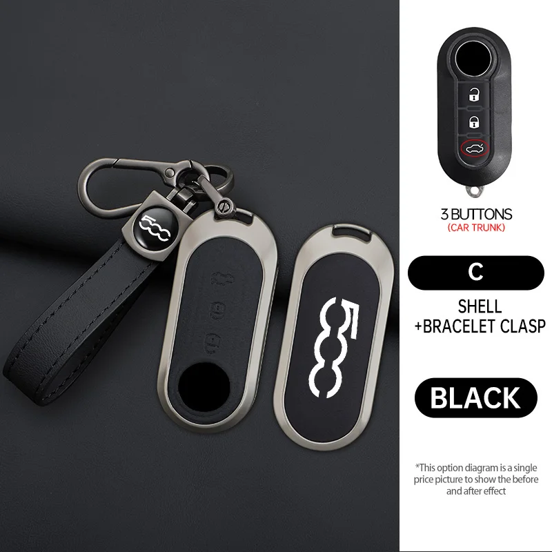 Fashion Leather Car Remote Key Case Cover Shell Fob For Fait 500L 500C 500e 500X Panda Abarth Keyless Keychain Accessories
Fashion Leather Car Remote Key Case Cover Shell Fob For Fait 500L 500C 500e 500X Panda Abarth Keyless Keychain Accessories