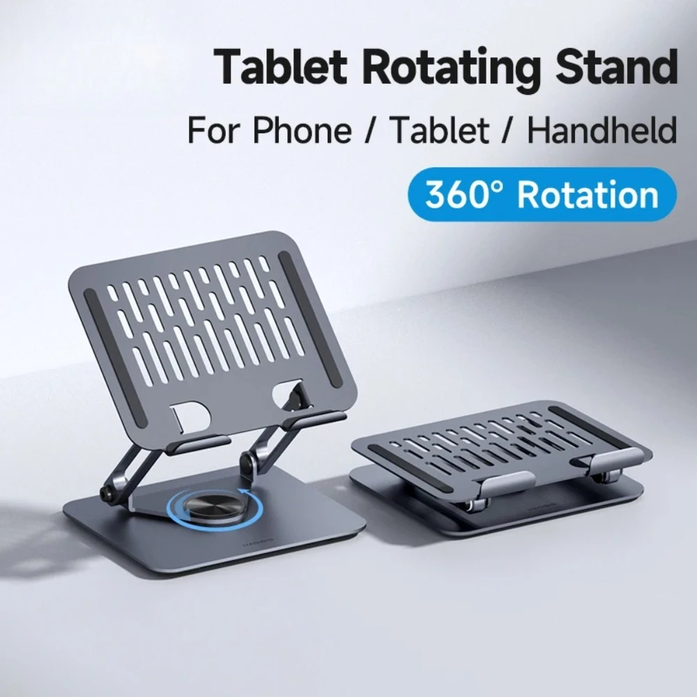 360° Rotating Tablet Stand Adjustable Tablet Holder Dual Rod Support Aluminum Foldable Cradle for iPad Pro Switch ROG
360° Rotating Tablet Stand Adjustable Tablet Holder Dual Rod Support Aluminum Foldable Cradle for iPad Pro Switch ROG
