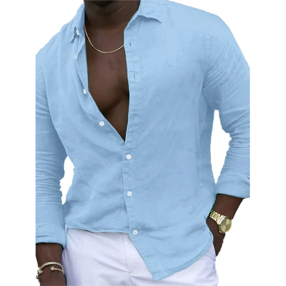Fashion Hot New Shirt Tops Shirts Band Collar Solid Color Blouse Button Down For Daily For Holiday Four Seasons
Fashion Hot New Shirt Tops Shirts Band Collar Solid Color Blouse Button Down For Daily For Holiday Four Seasons