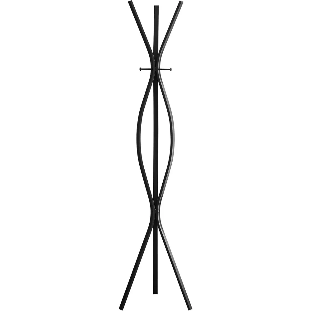 2051 Coat Rack, Hall Tree, Free Standing, 3 Hooks, Entryway, 72"H, Bedroom, Metal, Black, Contemporary, Mo
2051 Coat Rack, Hall Tree, Free Standing, 3 Hooks, Entryway, 72"H, Bedroom, Metal, Black, Contemporary, Mo