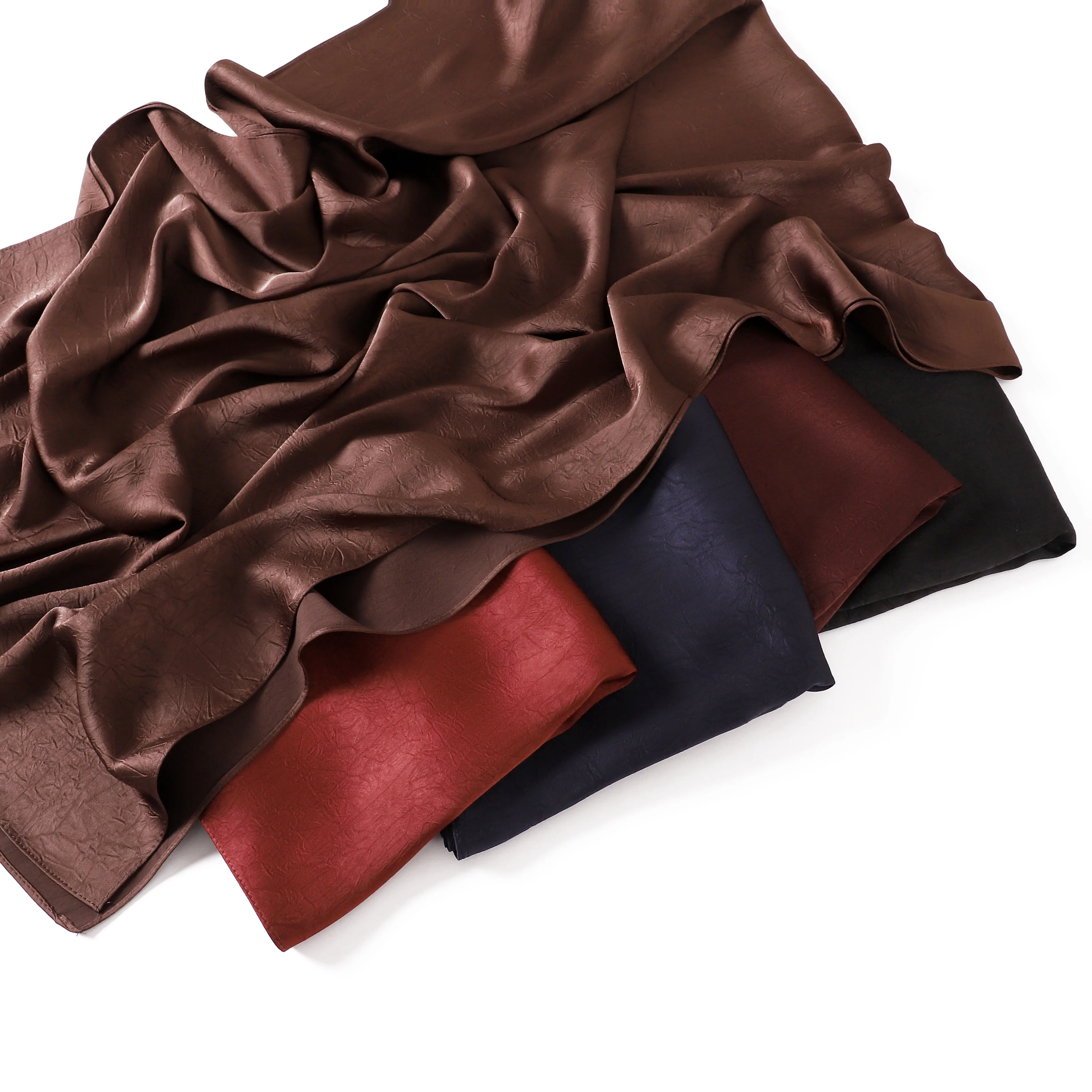 New Coming Wholesale Muslim Women Wrinkle Crepe Satin Hemp Solid Color Scarves Headband Headscarf Shawl Hijabs Scarf
New Coming Wholesale Muslim Women Wrinkle Crepe Satin Hemp Solid Color Scarves Headband Headscarf Shawl Hijabs Scarf
