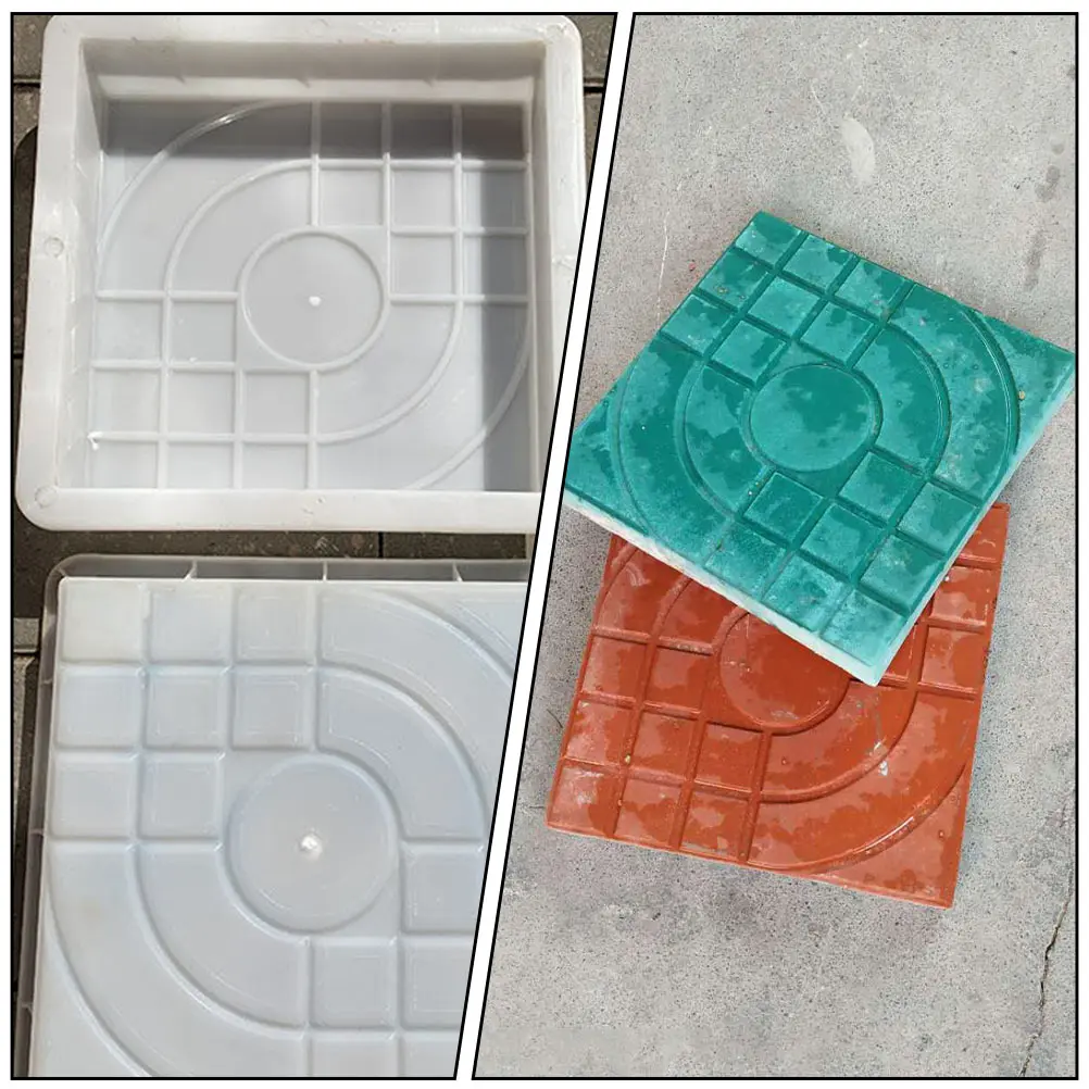 2pcs Plastic Mold Concrete Paver Molds Reusable Cement for Garden Yard Stepping Stone Landscaping Path Maker Tool
2pcs Plastic Mold Concrete Paver Molds Reusable Cement for Garden Yard Stepping Stone Landscaping Path Maker Tool