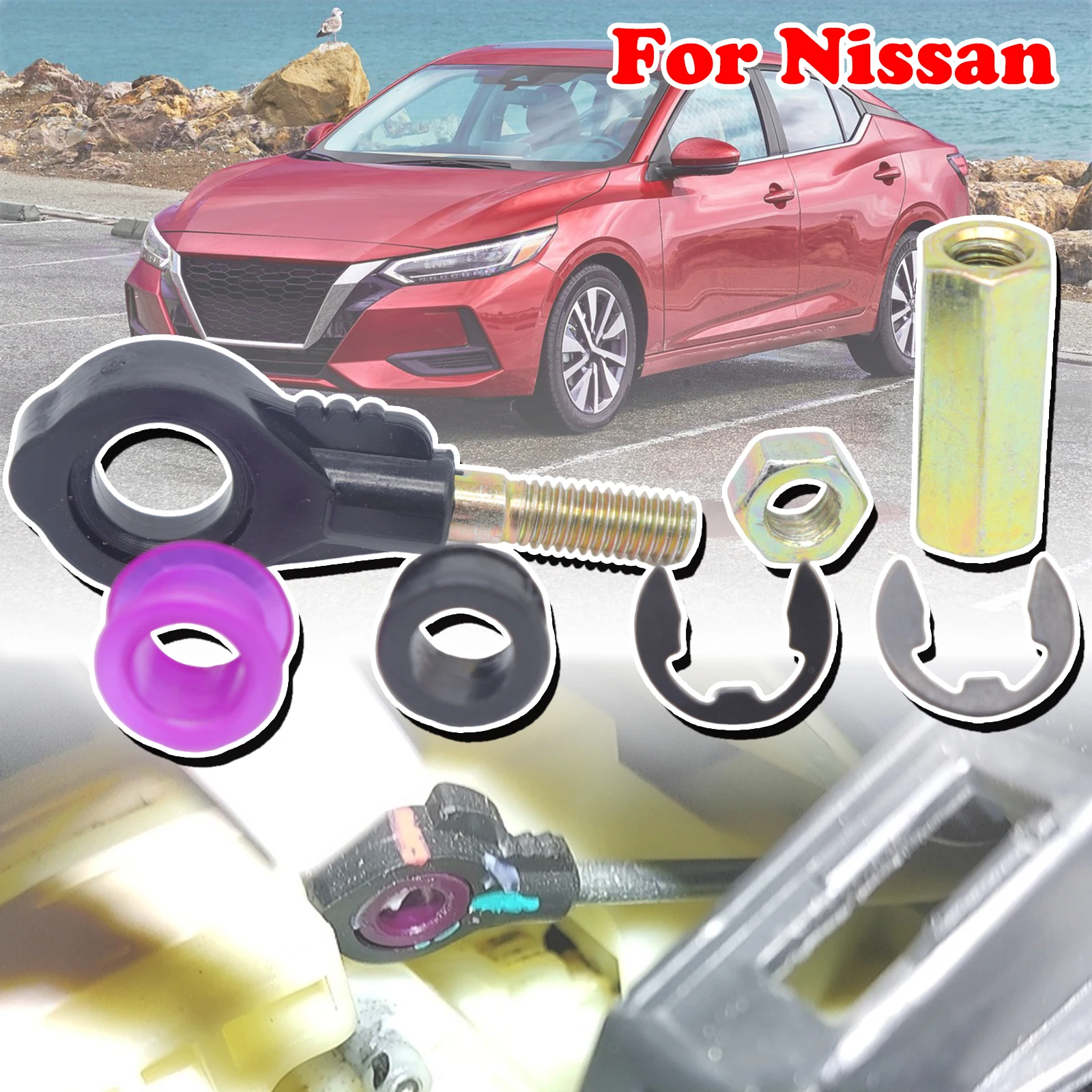 For Qashqai Teana Altima March Murano Gear Shift Cable Eyelet Control Bushing Shifter Lever Selector End Rod Connect Fix Adapter
For Qashqai Teana Altima March Murano Gear Shift Cable Eyelet Control Bushing Shifter Lever Selector End Rod Connect Fix Adapter
