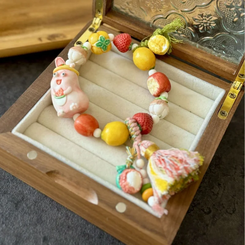 Design Fruit Bracelet Chain Hand Jewelry Fashion Accessories
Design Fruit Bracelet Chain Hand Jewelry Fashion Accessories